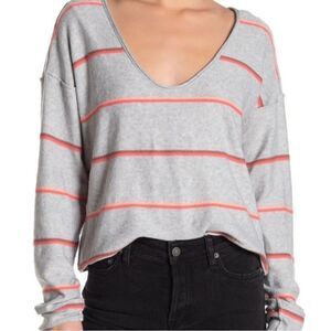Free people make you mine stripe sweater M
